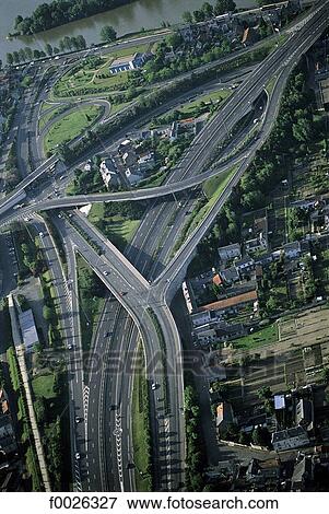 France, Tours, motorway junction View Large Photo Image Stock Photo - France, Tours, motorway junction. Fotosearch