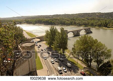 France, Vaucluse, Avignon, Benazet bridge View Large Photo Image Stock Photo - France, Vaucluse, Avignon, Benazet bridge. Fotosearch