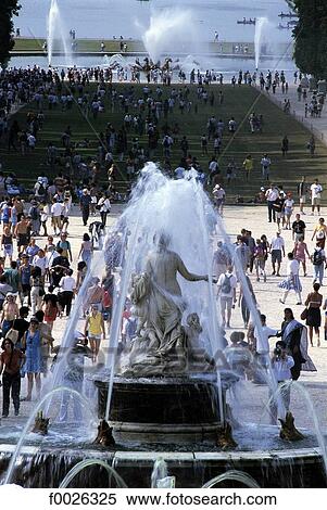 France, Versailles, in the castle park during the musical fountains display called "Les Grandes Eaux" View Large Photo Image Stock Photography - France, Versailles, in the castle park during the musical fountains display called "Les Grandes Eaux". Fotosearch