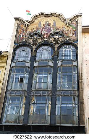 Hungary, Budapest, building facade View Large Photo Image Stock Image - Hungary, Budapest, building facade. Fotosearch