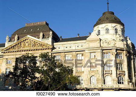 Stock Image - Hungary, Budapest, old building. Fotosearch