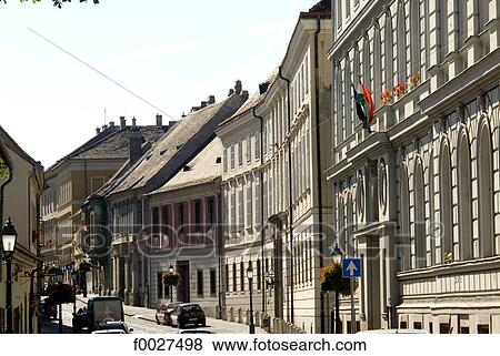 Hungary, Budapest, street View Large Photo Image Stock Photo - Hungary, Budapest, street. Fotosearch