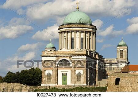 Hungary, Esztergom, basilica View Large Photo Image Stock Photo - Hungary, Esztergom, basilica. Fotosearch