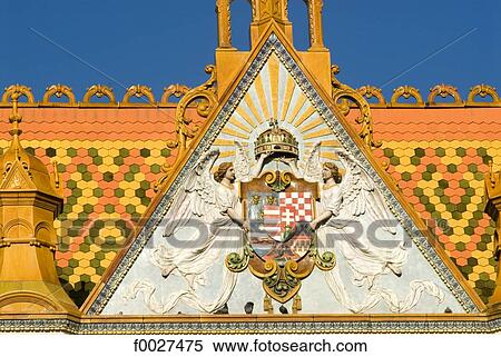 Hungary, Pécs, post-office, decoration View Large Photo Image Stock Photography - Hungary, Pécs, post-office, decoration. Fotosearch
