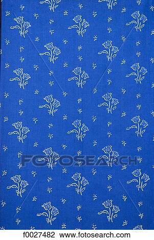 Stock Image - Hungary, Szentendre, traditional fabric. Fotosearch