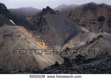 Stock Photo - Iceland, Landmannalaugar. Fotosearch