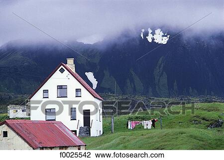 Iceland, Snaefellsnes peninsula, Arnarstapi, traditional house View Large Photo Image Stock Image - Iceland, Snaefellsnes peninsula, Arnarstapi, traditional house. Fotosearch