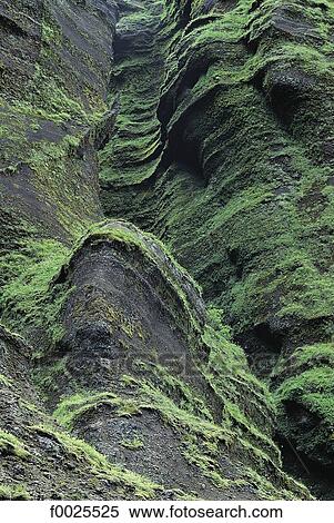 Iceland, Stakkholtsgja canyon View Large Photo Image Stock Photography - Iceland, Stakkholtsgja canyon. Fotosearch
