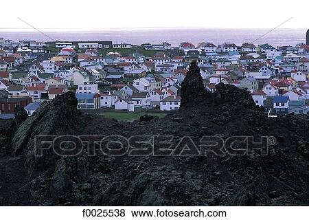 Iceland, Westmann Islands, Heimaey, hardened lava flow View Large Photo Image Stock Photo - Iceland, Westmann Islands, Heimaey, hardened lava flow. Fotosearch