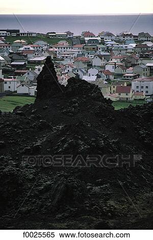 Iceland, Westmann Islands, Heimaey, hardened lava flow View Large Photo Image Stock Photography - Iceland, Westmann Islands, Heimaey, hardened lava flow. Fotosearch