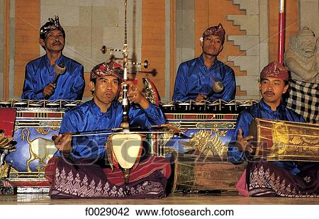 Stock Image - Indonesia, Bali, traditional gamelan. Fotosearch