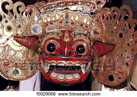 Indonesia, Bali, traditional mask View Large Photo Image Stock Photo - Indonesia, Bali, traditional mask. Fotosearch