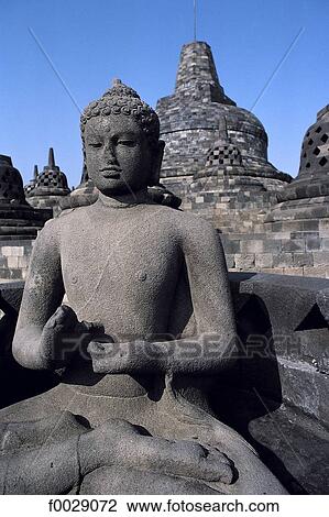Indonesia, Java, Borobudur, temple, Buddha statue View Large Photo Image Stock Image - Indonesia, Java, Borobudur, temple, Buddha statue. Fotosearch