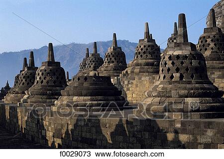 Indonesia, Java, Borobudur, temple View Large Photo Image Stock Image - Indonesia, Java, Borobudur, temple. Fotosearch