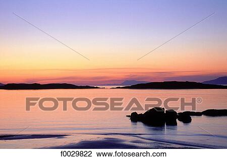 Ireland, sunset View Large Photo Image Stock Image - Ireland, sunset. Fotosearch