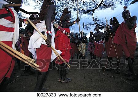 Kenya, Il Ngwesi, Maasai dance and jumps View Large Photo Image Stock Image - Kenya, Il Ngwesi, Maasai dance and jumps. Fotosearch
