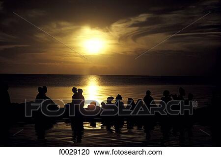 Mali, Debo lake, sunset View Large Photo Image Stock Image - Mali, Debo lake, sunset. Fotosearch