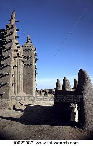 Mali, Djenné, mosque View Large Photo Image Stock Photo - Mali, Djenné, mosque. Fotosearch
