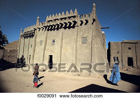 Mali, Djenné, old traditionnal house View Large Photo Image Stock Image - Mali, Djenné, old traditionnal house. Fotosearch