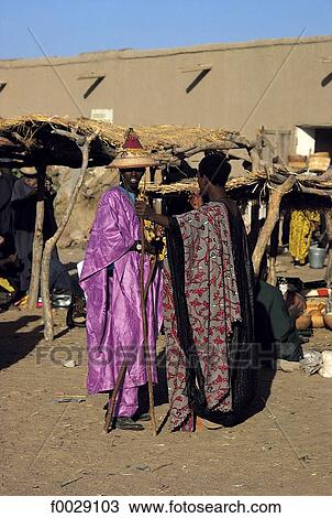 Stock Image - Mali, Mopti, man. Fotosearch