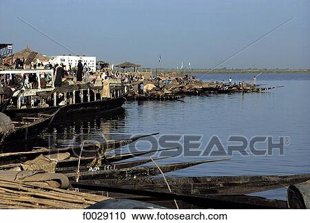 Mali, Mopti, Niger River, grande darse View Large Photo Image Stock Image - Mali, Mopti, Niger River, grande darse. Fotosearch