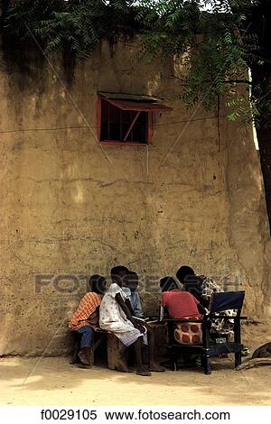 Stock Photography - Mali, segou, chidren. Fotosearch