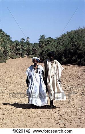 Mauritania, men in an oasis View Large Photo Image Stock Image - Mauritania, men in an oasis. Fotosearch