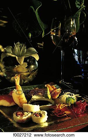Stock Image - Mauritius, Japanese gastronomy. Fotosearch