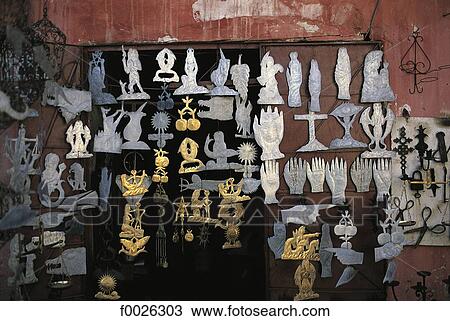 Morocco, Marrakech, souk of the tinsmiths View Large Photo Image Stock Image - Morocco, Marrakech, souk of the tinsmiths. Fotosearch