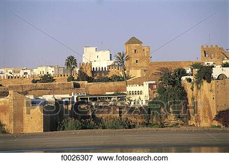 Morocco, Rabat, Oudaya Kasbah, cafe Maure View Large Photo Image Stock Photo - Morocco, Rabat, Oudaya Kasbah, cafe Maure. Fotosearch