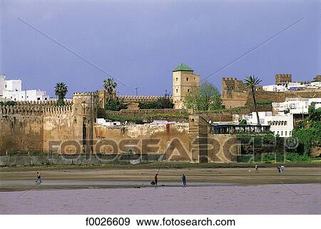 Morocco, Rabat, Oudaya Kasbah, cafe Maure View Large Photo Image Stock Photo - Morocco, Rabat, Oudaya Kasbah, cafe Maure. Fotosearch