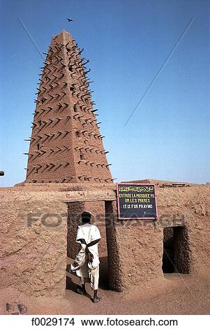 Niger, Agadez, mosque View Large Photo Image Picture - Niger, Agadez, mosque. Fotosearch