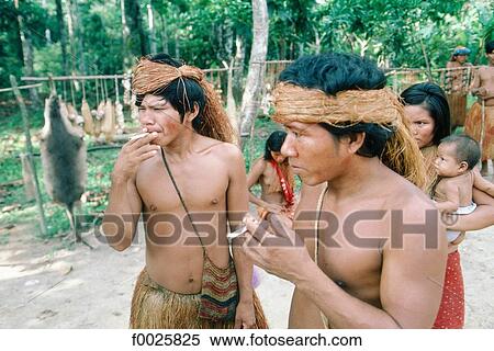 Peru, Amazonia, Yagua Indians View Large Photo Image Stock Photography - Peru, Amazonia, Yagua Indians. Fotosearch