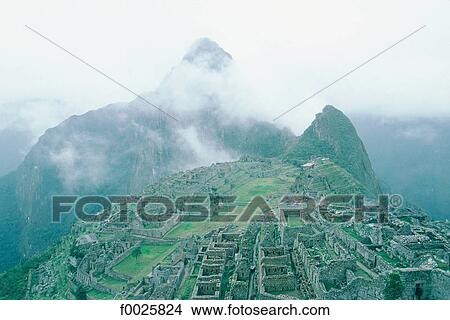 Peru, Machu Picchu, ruins of the Inca city View Large Photo Image Picture - Peru, Machu Picchu, ruins of the Inca city. Fotosearch