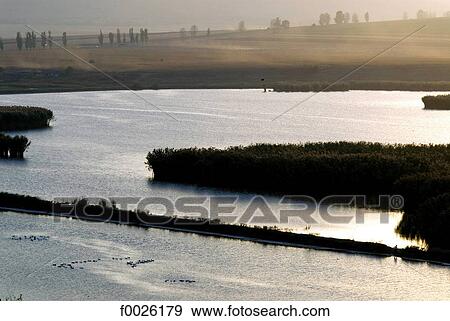 Romania, Dobruja, Babadag Lake View Large Photo Image Stock Photo - Romania, Dobruja, Babadag Lake. Fotosearch