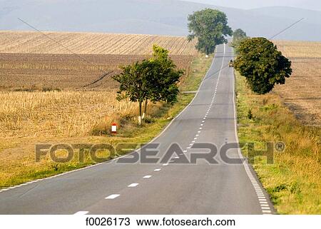 Stock Image - Romania, Dobruja, Ciucurova vicinity, country landscape. Fotosearch
