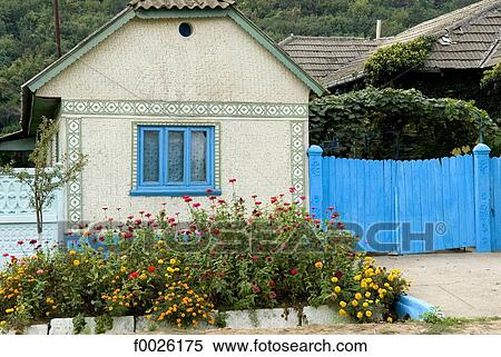Stock Photography - Romania, Dobruja, traditional dwelling. Fotosearch
