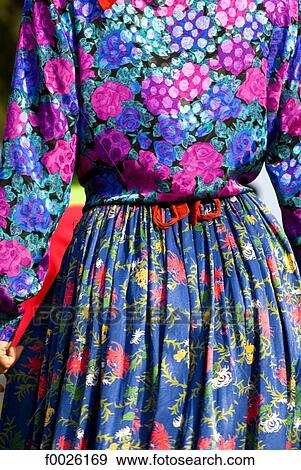 Romania, dress of Romani woman View Large Photo Image Stock Photo - Romania, dress of Romani woman. Fotosearch