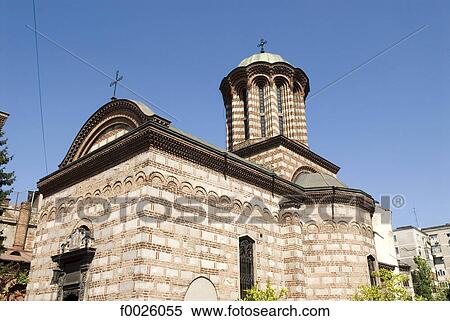 Stock Photography - Romania, Muntenia, Bucharest, church of the old princely court. Fotosearch