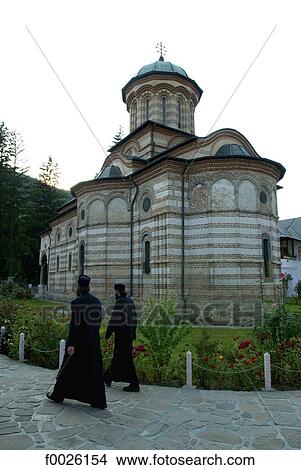 Romania, Oltenia, church of Cozia Monastery, Orthodox priests View Large Photo Image Picture - Romania, Oltenia, church of Cozia Monastery, Orthodox priests. Fotosearch
