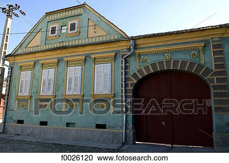 Romania, Transylvania, Garbova, Saxon house View Large Photo Image Stock Image - Romania, Transylvania, Garbova, Saxon house. Fotosearch
