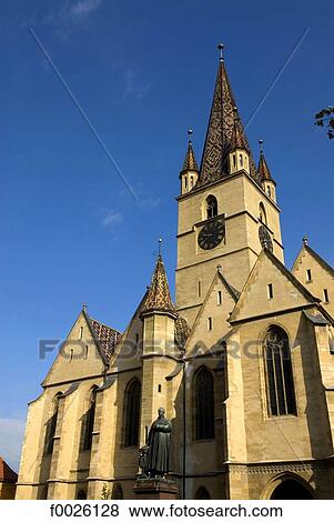 Romania, Transylvania, Sibiu, Evangelical church View Large Photo Image Stock Photo - Romania, Transylvania, Sibiu, Evangelical church. Fotosearch