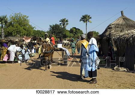 Senegal, bush market View Large Photo Image Stock Photo - Senegal, bush market. Fotosearch