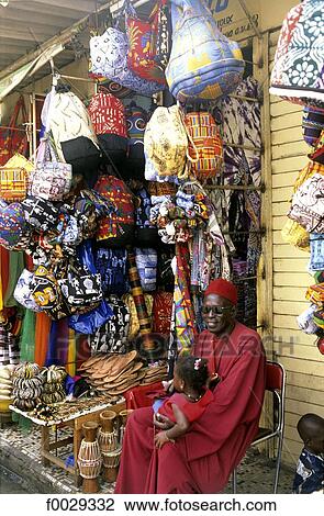 Senegal, Dakar, market, handicraft View Large Photo Image Stock Image - Senegal, Dakar, market, handicraft. Fotosearch