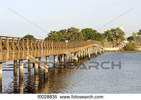 Senegal, Fadiouth island, bridge View Large Photo Image Stock Photography - Senegal, Fadiouth island, bridge. Fotosearch