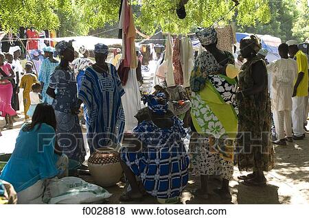 Senegal, Gueguenne, bush market View Large Photo Image Stock Photo - Senegal, Gueguenne, bush market. Fotosearch