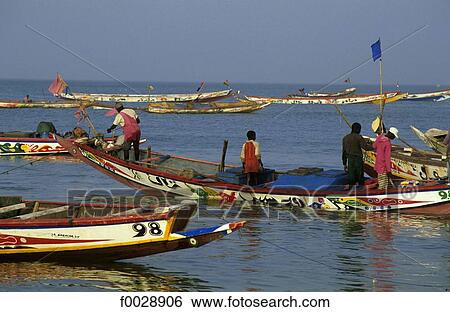 Senegal, M'bour, fishermen View Large Photo Image Stock Photograph - Senegal, M'bour, fishermen. Fotosearch