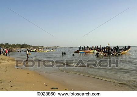 Senegal, Petite côte, near M'bour, port View Large Photo Image Stock Image - Senegal, Petite côte, near M'bour, port. Fotosearch
