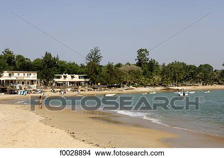 Senegal, Petite côte, Saly, beach View Large Photo Image Picture - Senegal, Petite côte, Saly, beach. Fotosearch