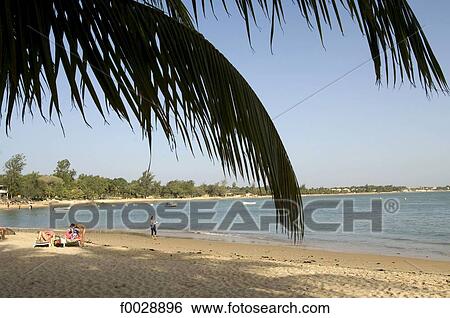 Senegal, Petite côte, Saly, beach View Large Photo Image Stock Photograph - Senegal, Petite côte, Saly, beach. Fotosearch